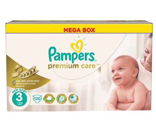 pieluchomajtki pampers premium care 1