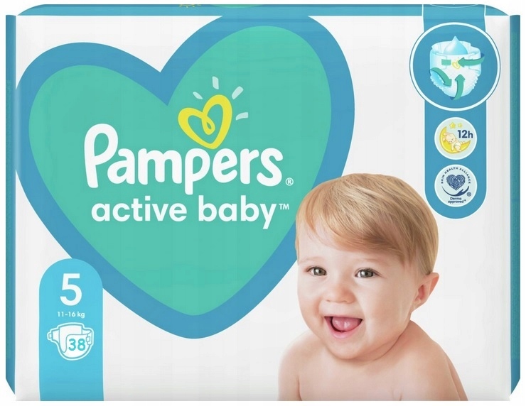 pampers activ baby dry 4 cena