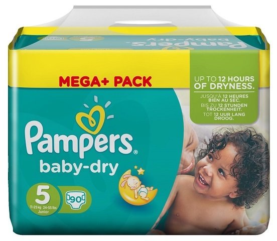 pampers size transparent