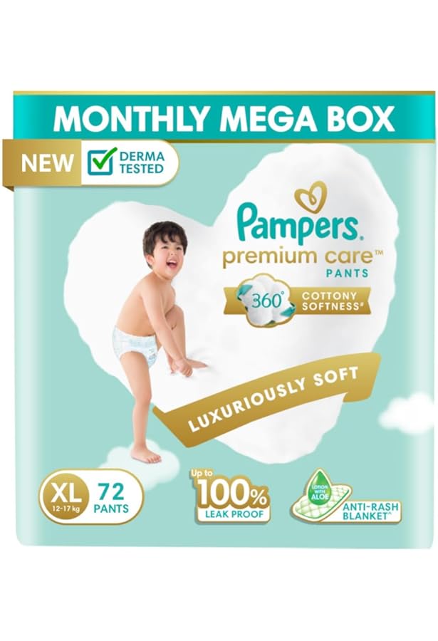 chusteczki pampers w pudelku