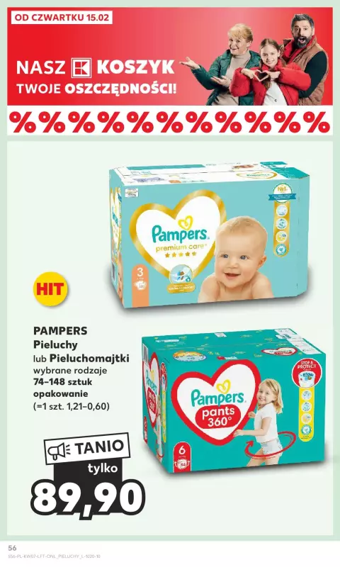 pieluchy pampers premium care 2 mini