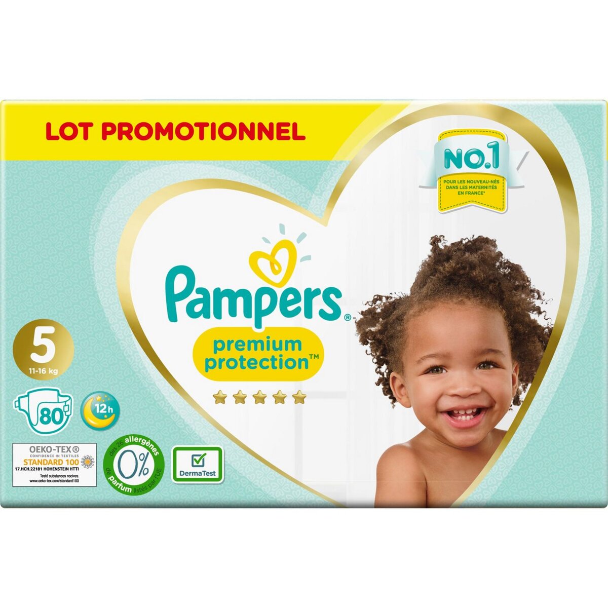 stickers on box pampers