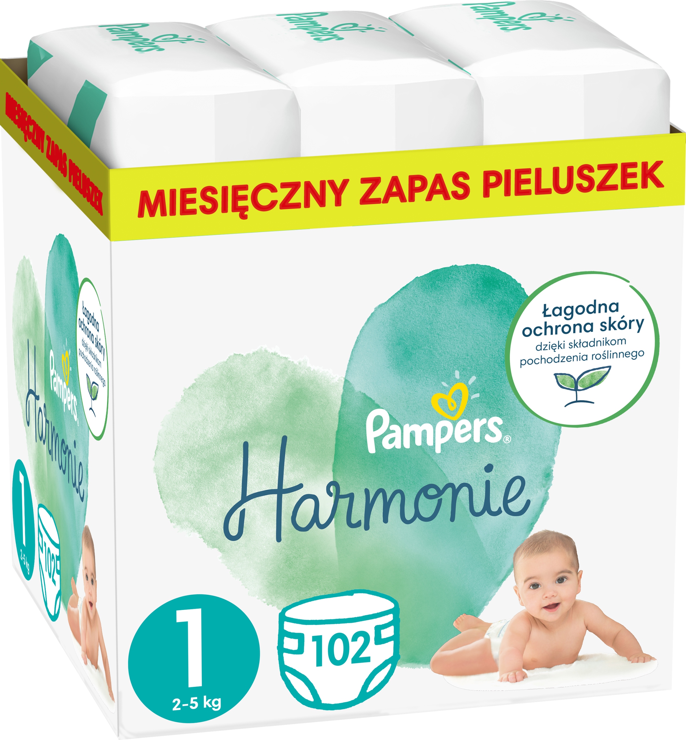 pampers new baby pieluchy rozmiar 2 mini 3-6kg 3x76 sztuk