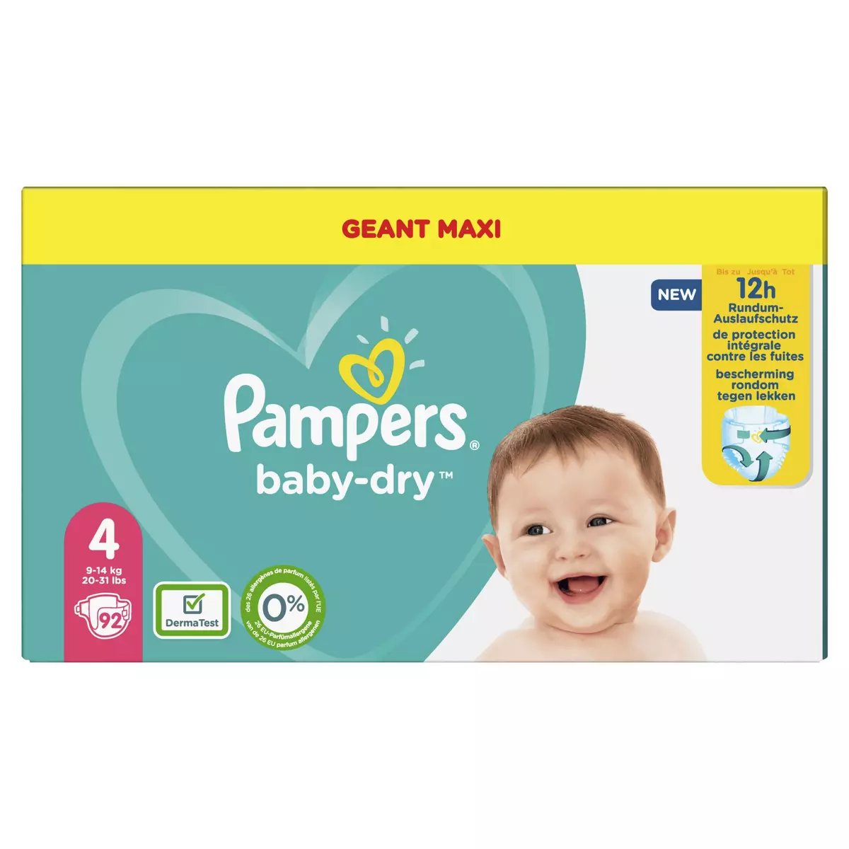 pampers mega paka beby-dry pants