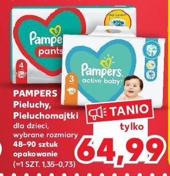 allegro pieluchi pampers majtki