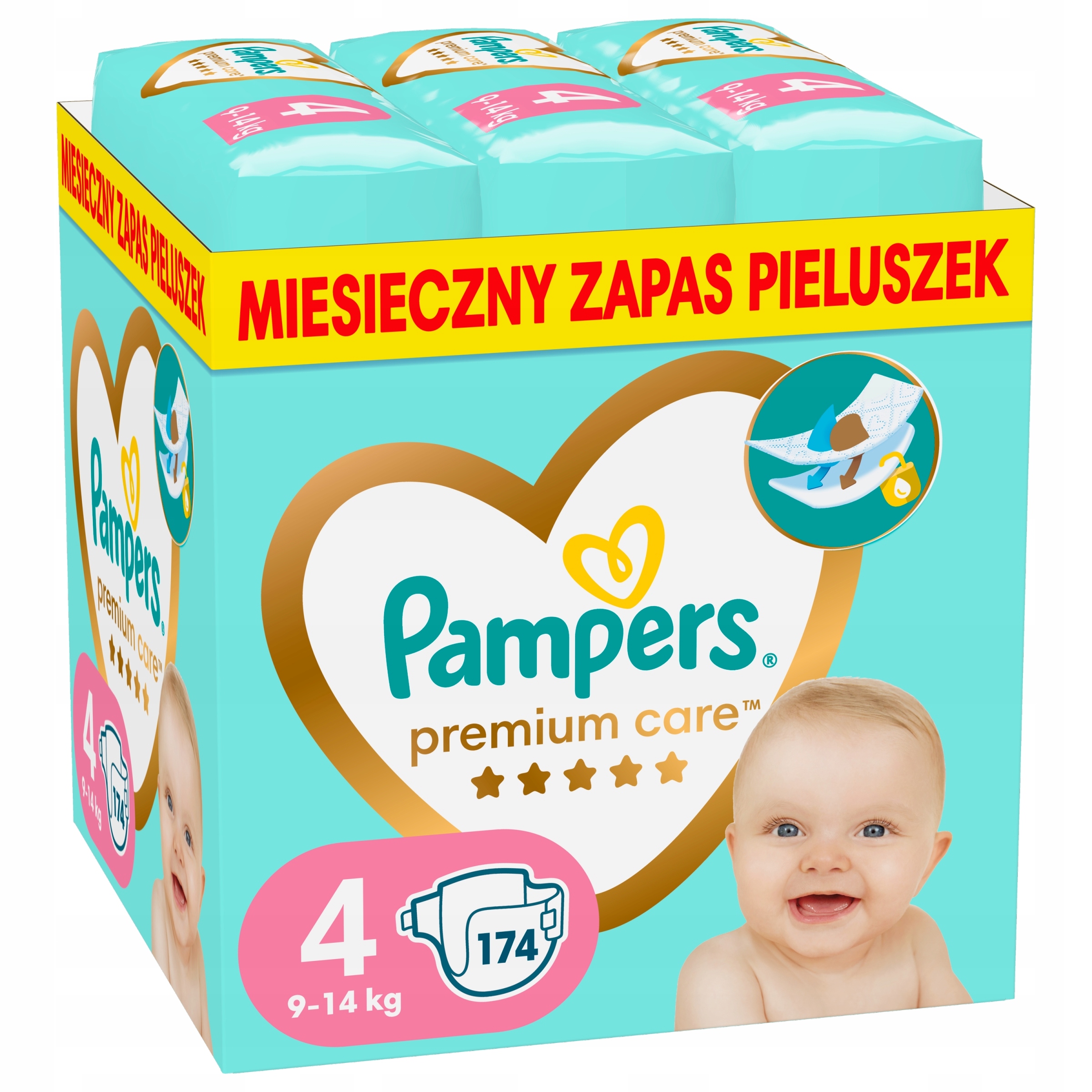 pampers 104 szt