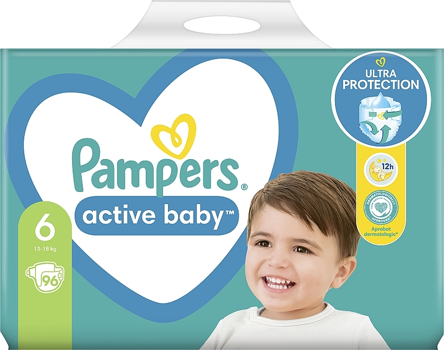 chusteczki pampers 6x64