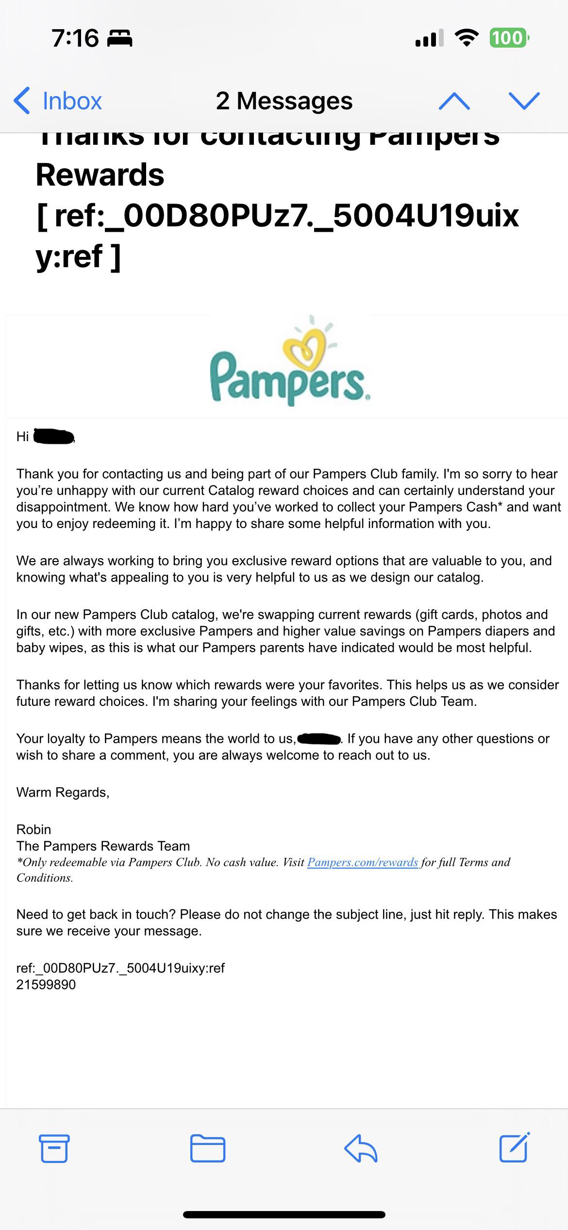 pieluchy pampers care