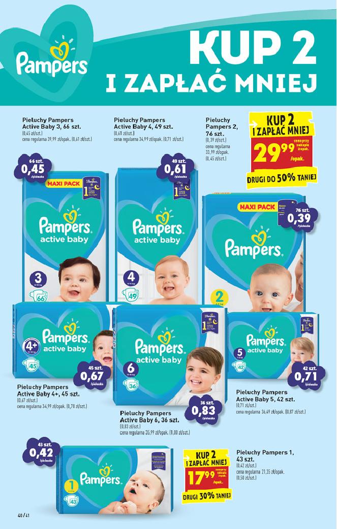 lidl promocja na pampers