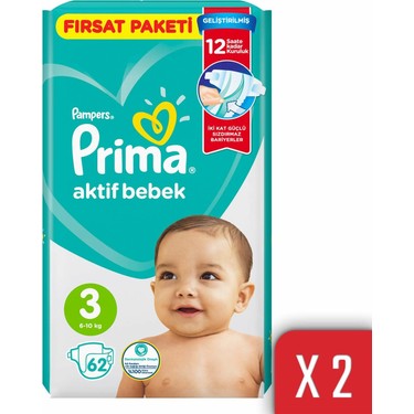 pampers active fit size 3 monthly pack