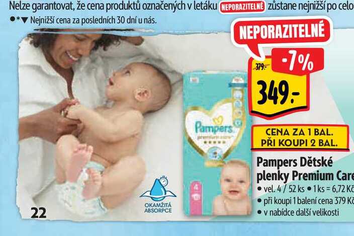 pampers procare pieluchy rozmiar 2 3-6kg 36 sztuk