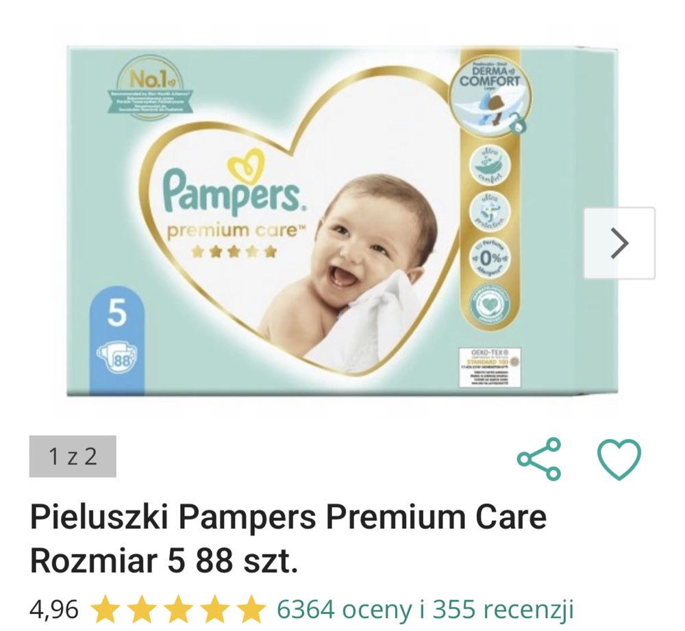 pampers giga pack biedronka