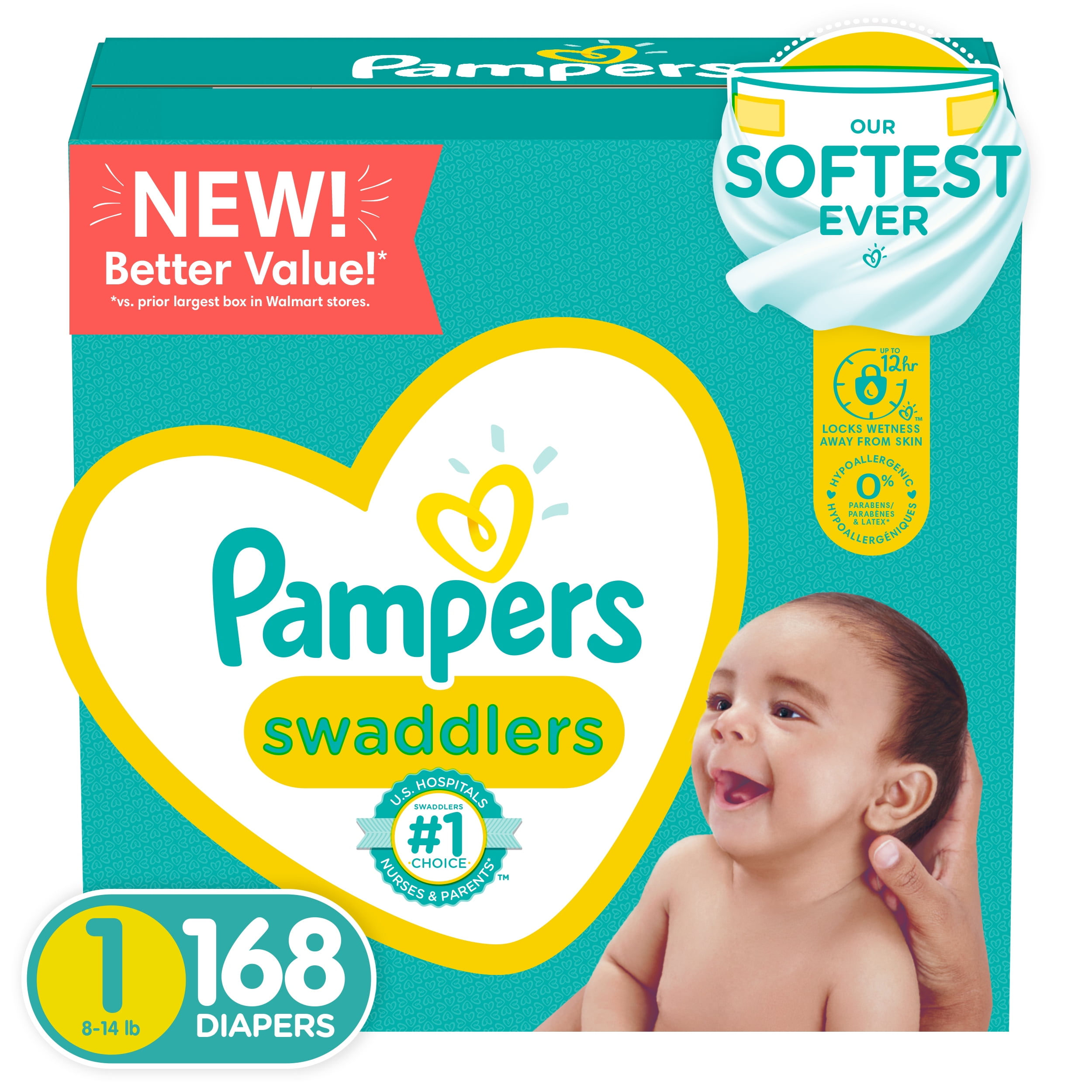 pampers new baby dry 2 giant pack