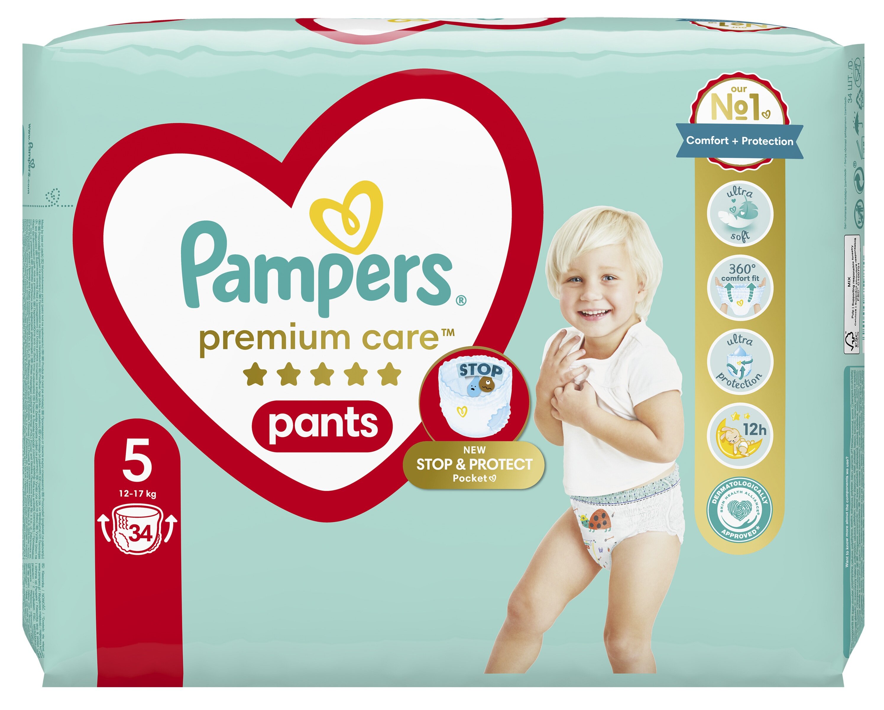 pieluchomajtki pampers premium care niemcy