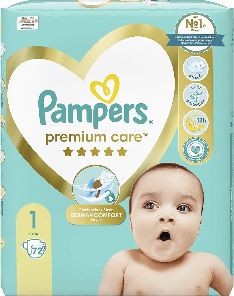 pampers pieluchy premium care 1 mini