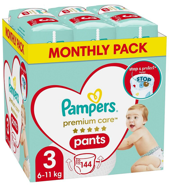 pampers premium 104 sztuki