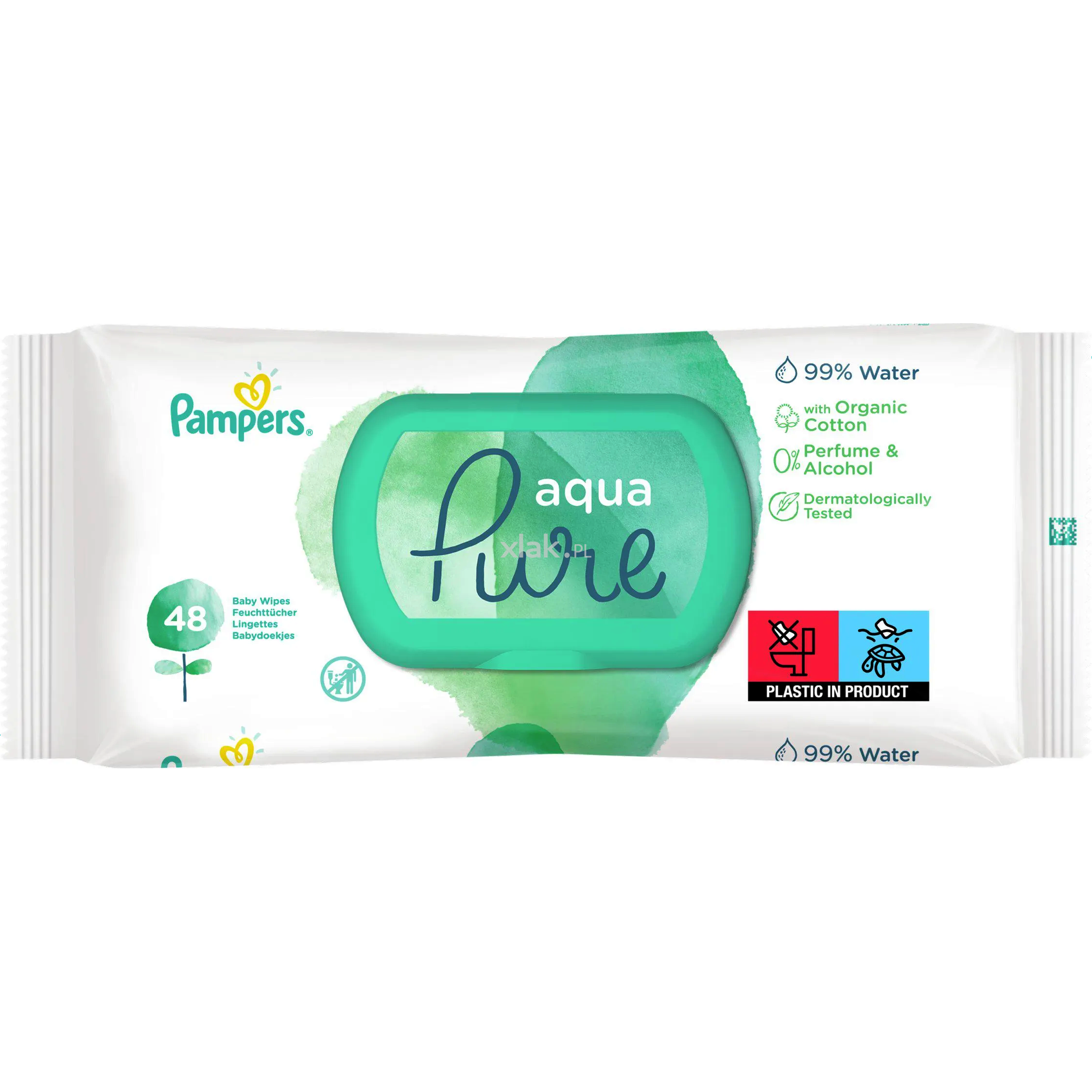 pampers sensitive x4 cena