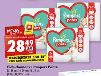 pieluchomajtki pampers 4 promocje