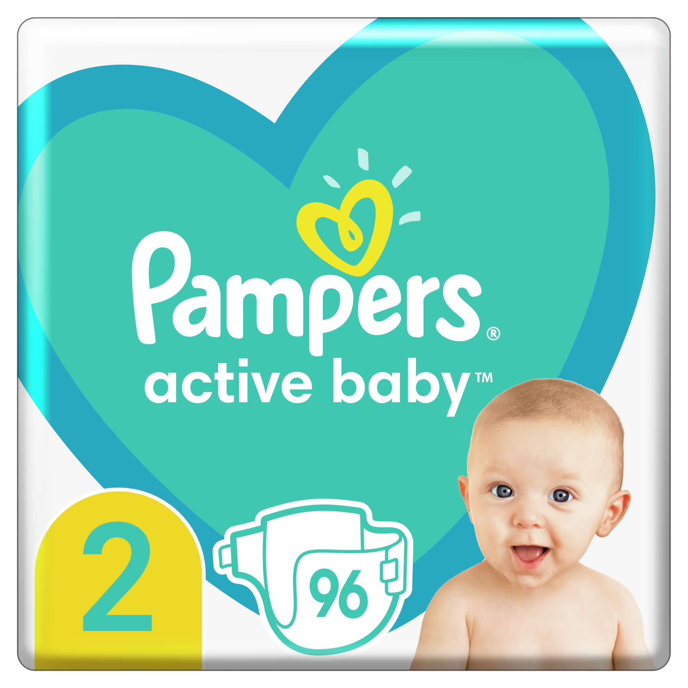 cena pampers activ dry 125 szt