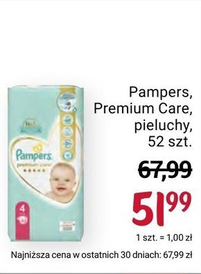 pieluchy jednorazowe pampers premium care 1 newborn 2-5 kg