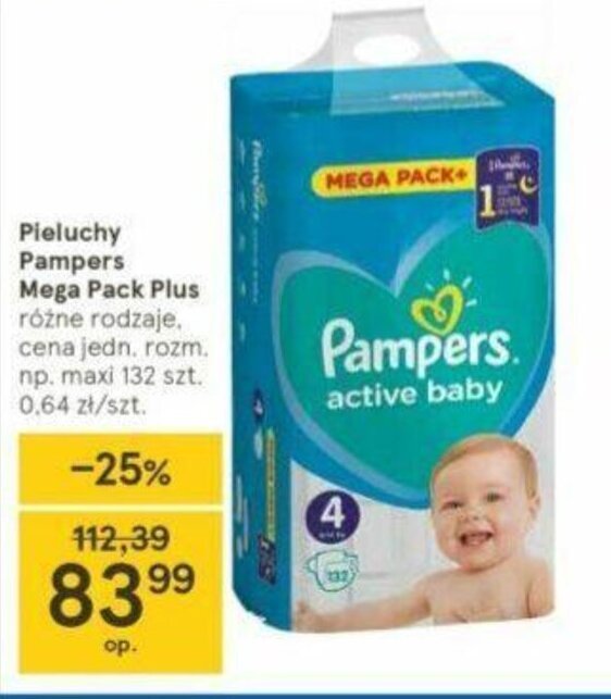 pampers active baby dry 4