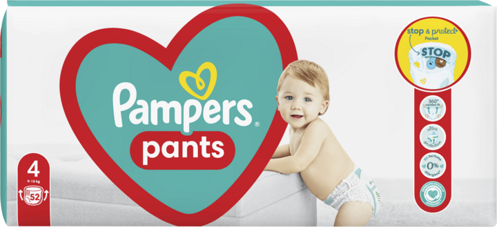 pampers active baby 108 szt