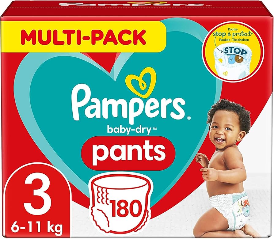 pampers 6 pants tabela