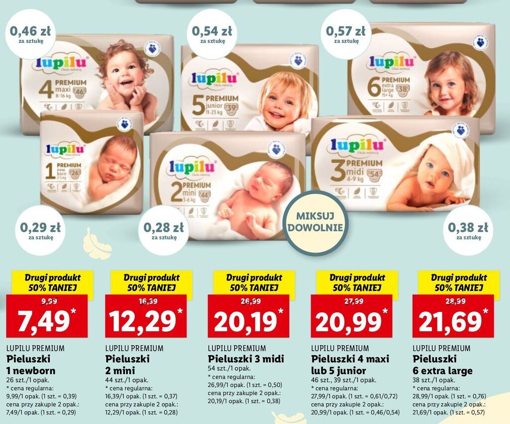 pampers 0 za grosz rossmann