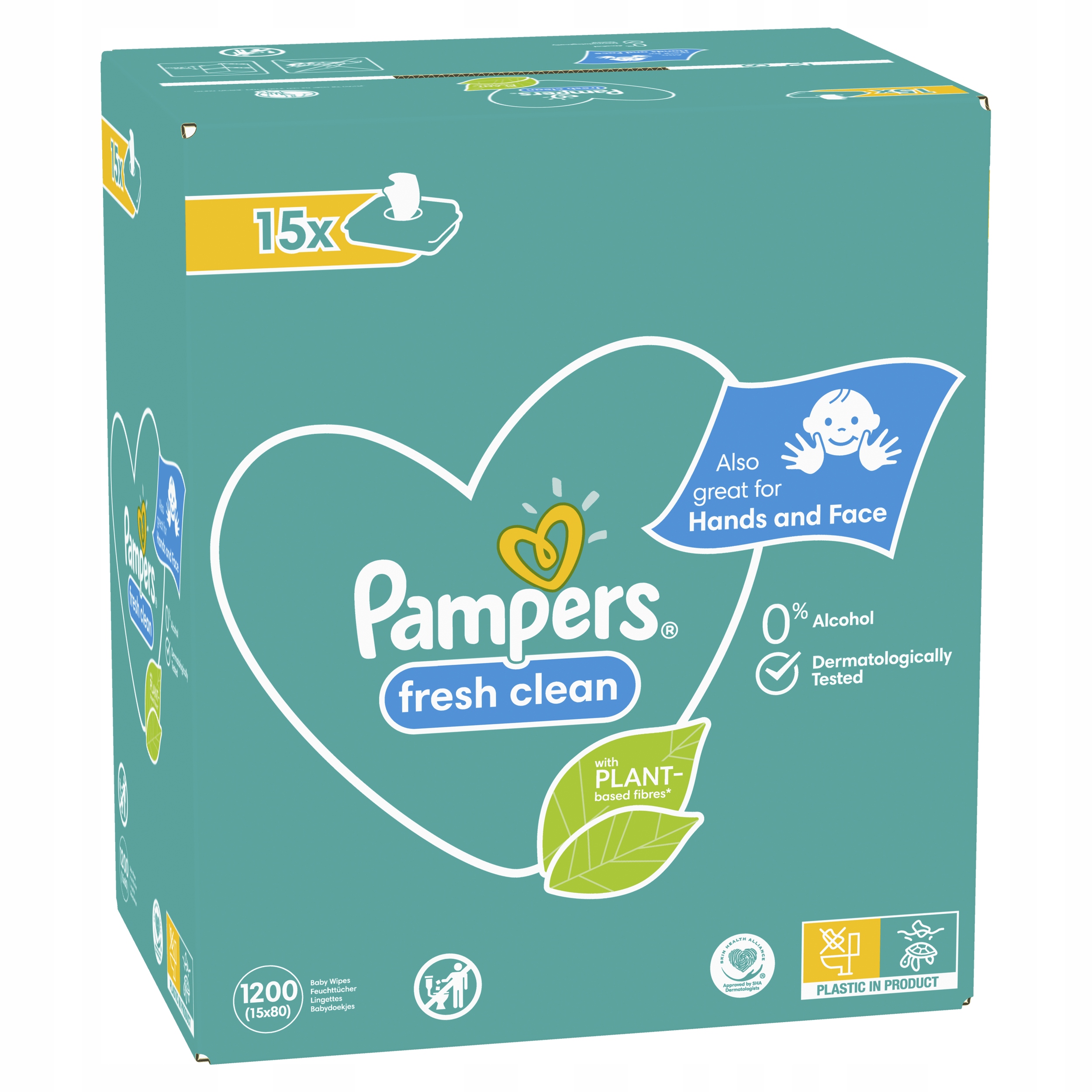 pampers pure water sklad