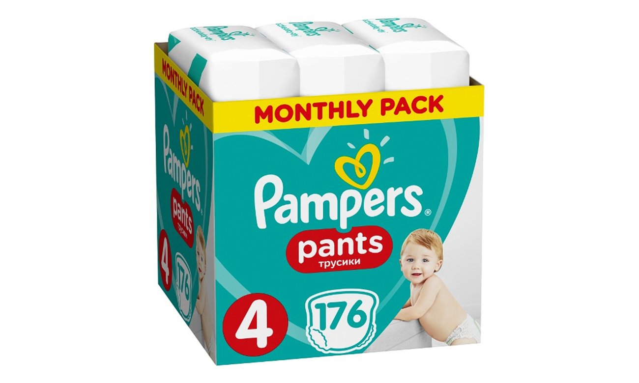 pampers przód tył