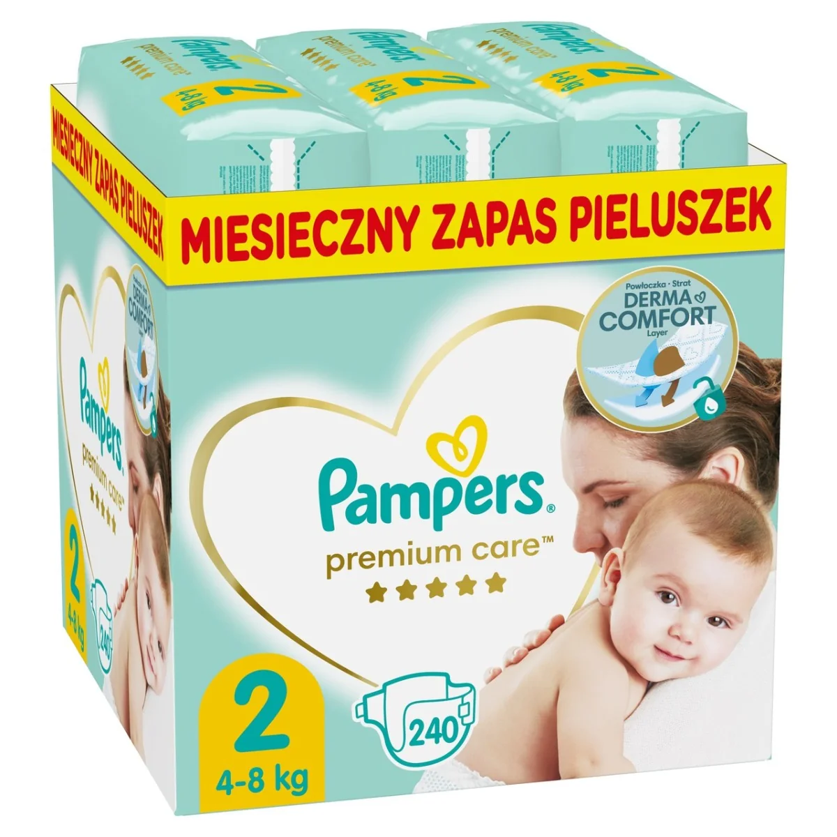 ciocia zakłada mi pieluchy