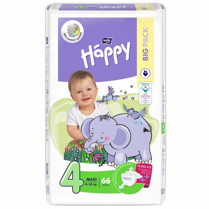 pieluchy pampers active baby-dry 2 mini 228 szt