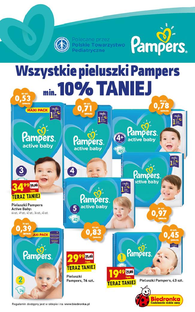 pampersy pampers sleep&play