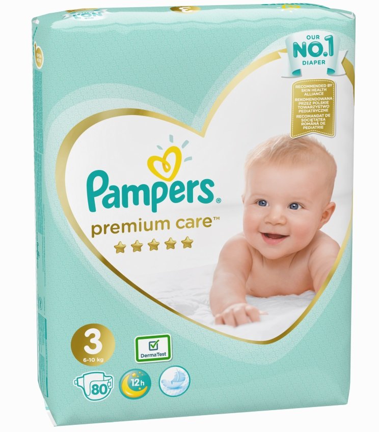 pampers pieluchy premium care 3 midi 120 szt