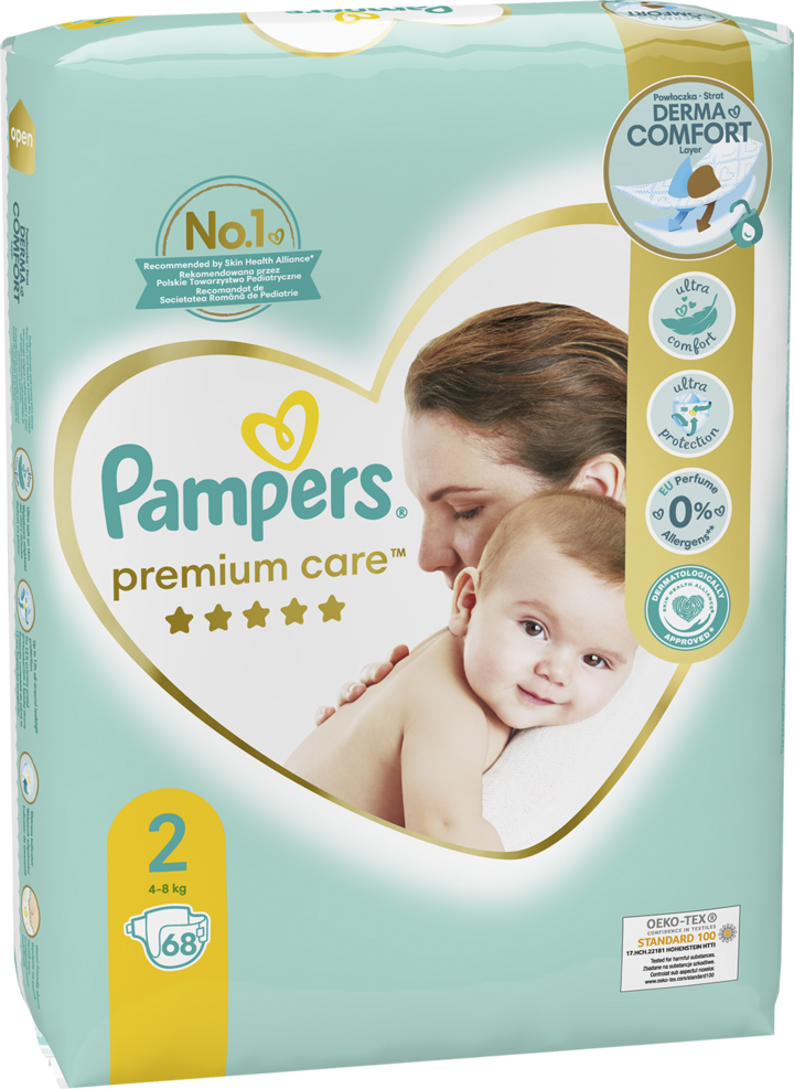 pampers new baby pieluchy rozmiar 1 newborn 2-5kg 43 sztuki