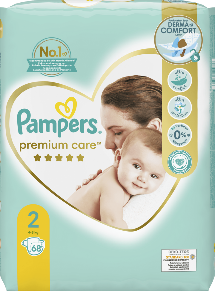 cena pampersów pampers 2 54 sz