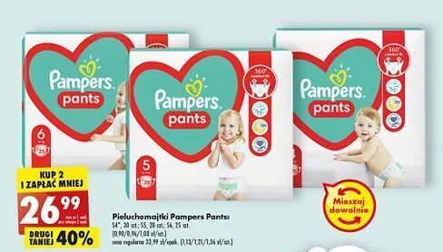 pieluchomajtki pampers romziary