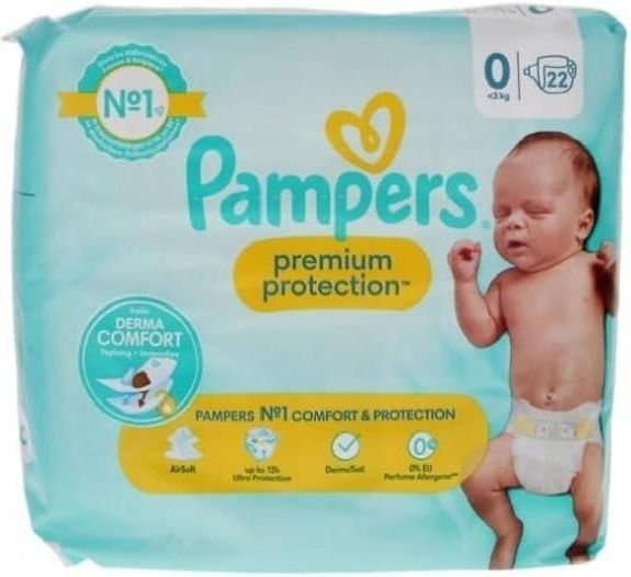 opakowanie pampers pieluszek za 1 grosz