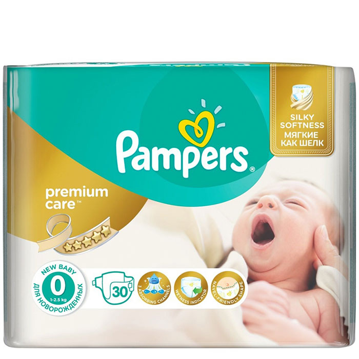 pampers care rozmiar 0