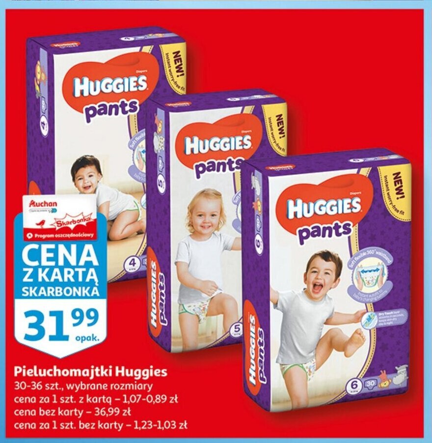 huggies 5 pieluchy cena