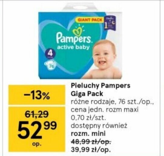 pampers tetrowy