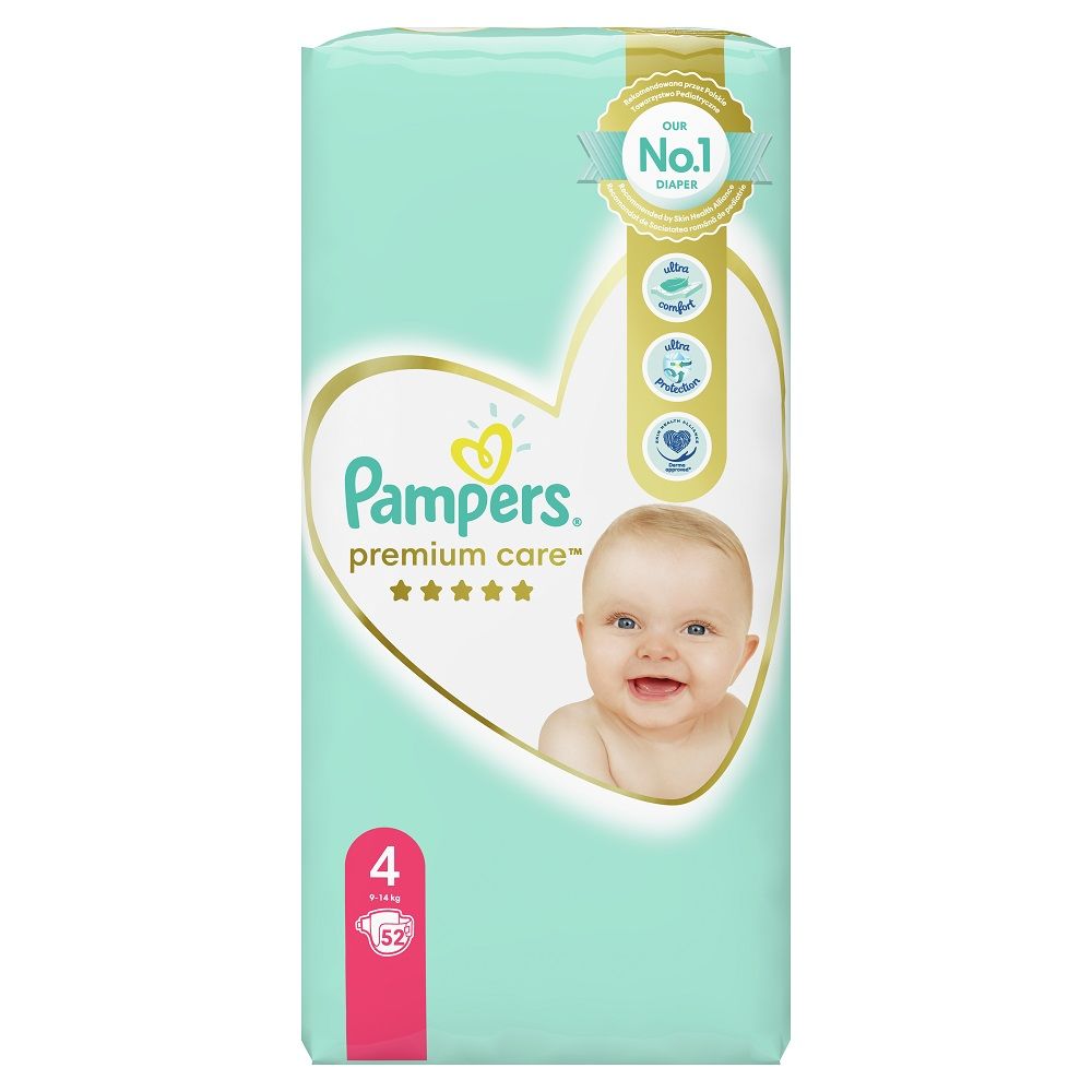 tesco pieluchy pampers premium care 4