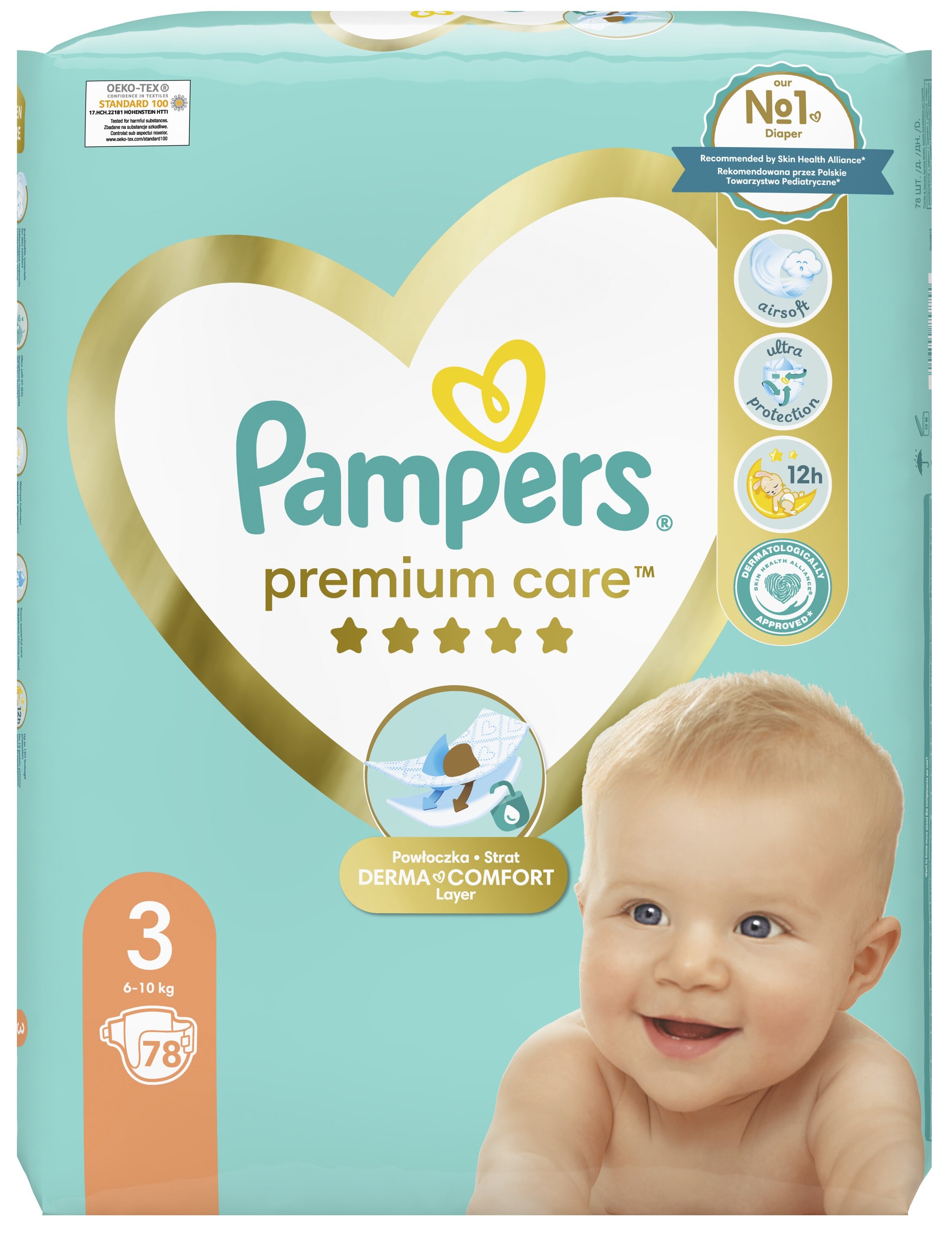 pampers premium care 104 szt