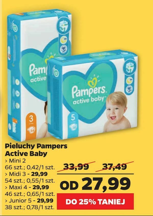 pampers baby active 2 100