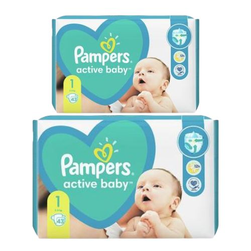 pieluchy pampers active baby-dry 4+