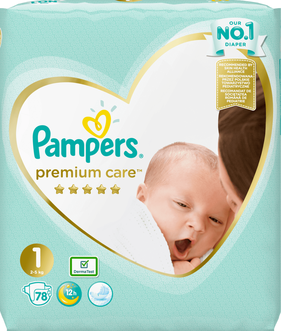 pampers new baby pieluchy 1 newborn 43 szt