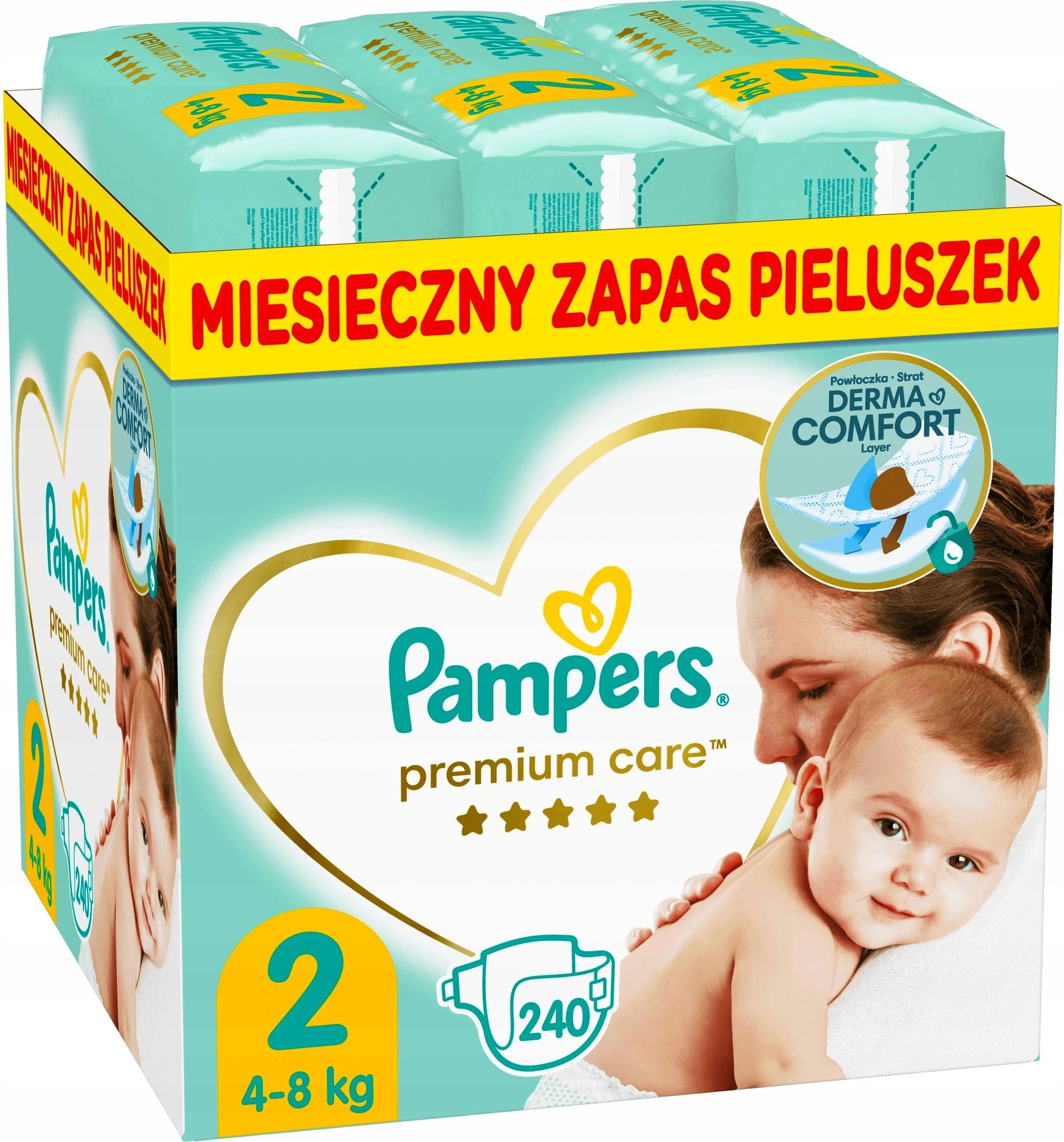 pieluszki pampers premium care ulepszone