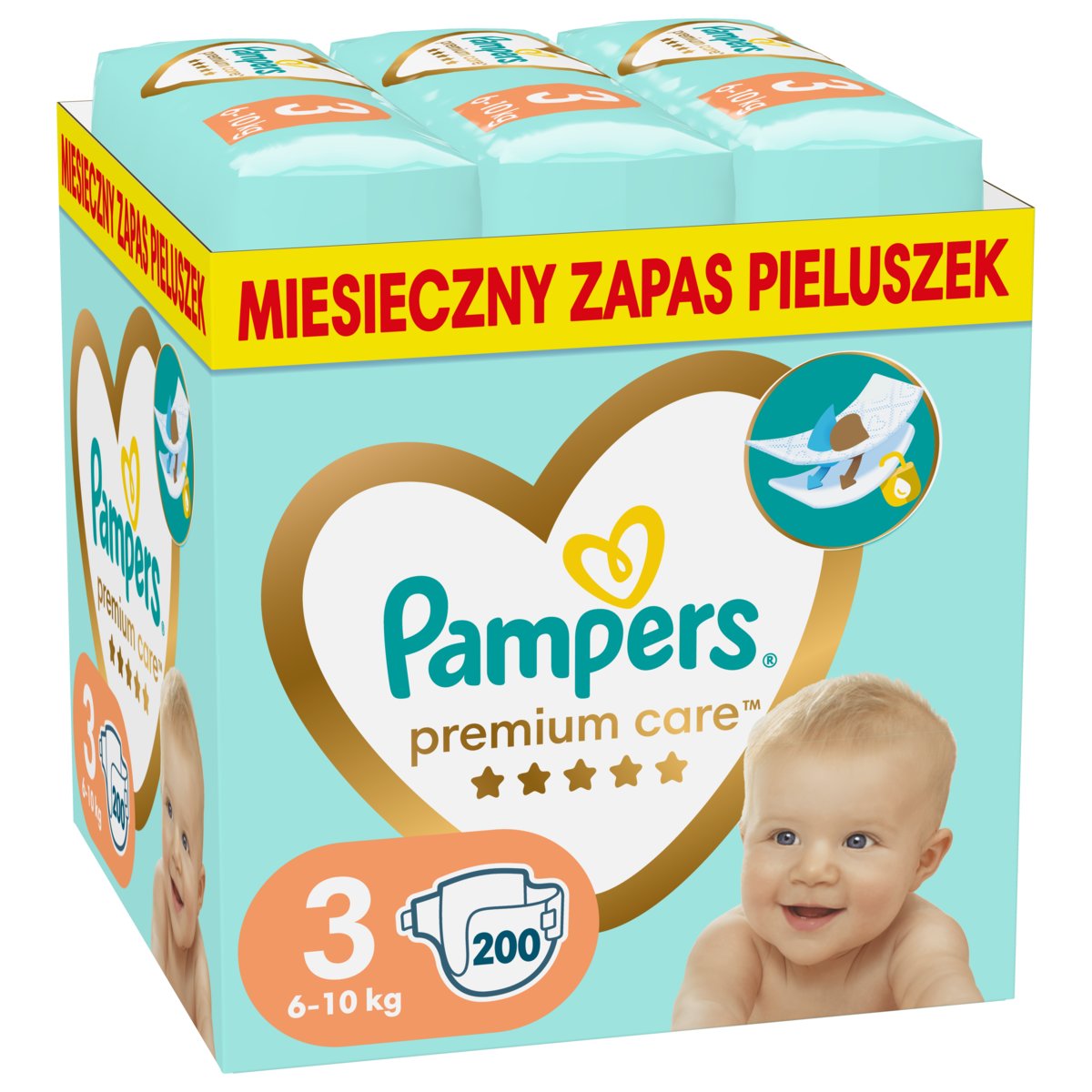 pampers 3 ile sztuk w opakowaniu