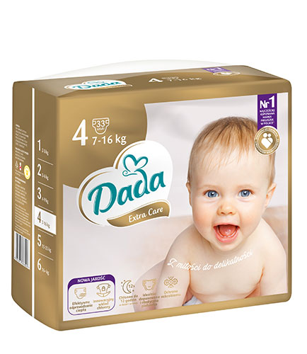 pampers 6 na dziecku