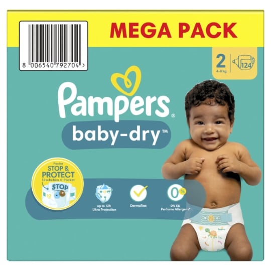 pampers mini pieluchy 2 4-8 kg